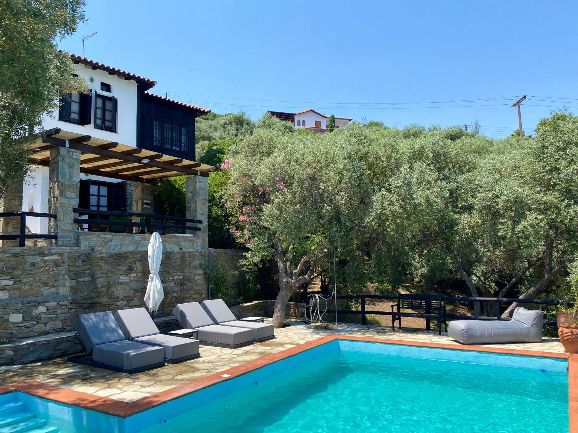 Villa Valia: Traditional Luxurious Residence Pyrgadikia Eksteriør billede